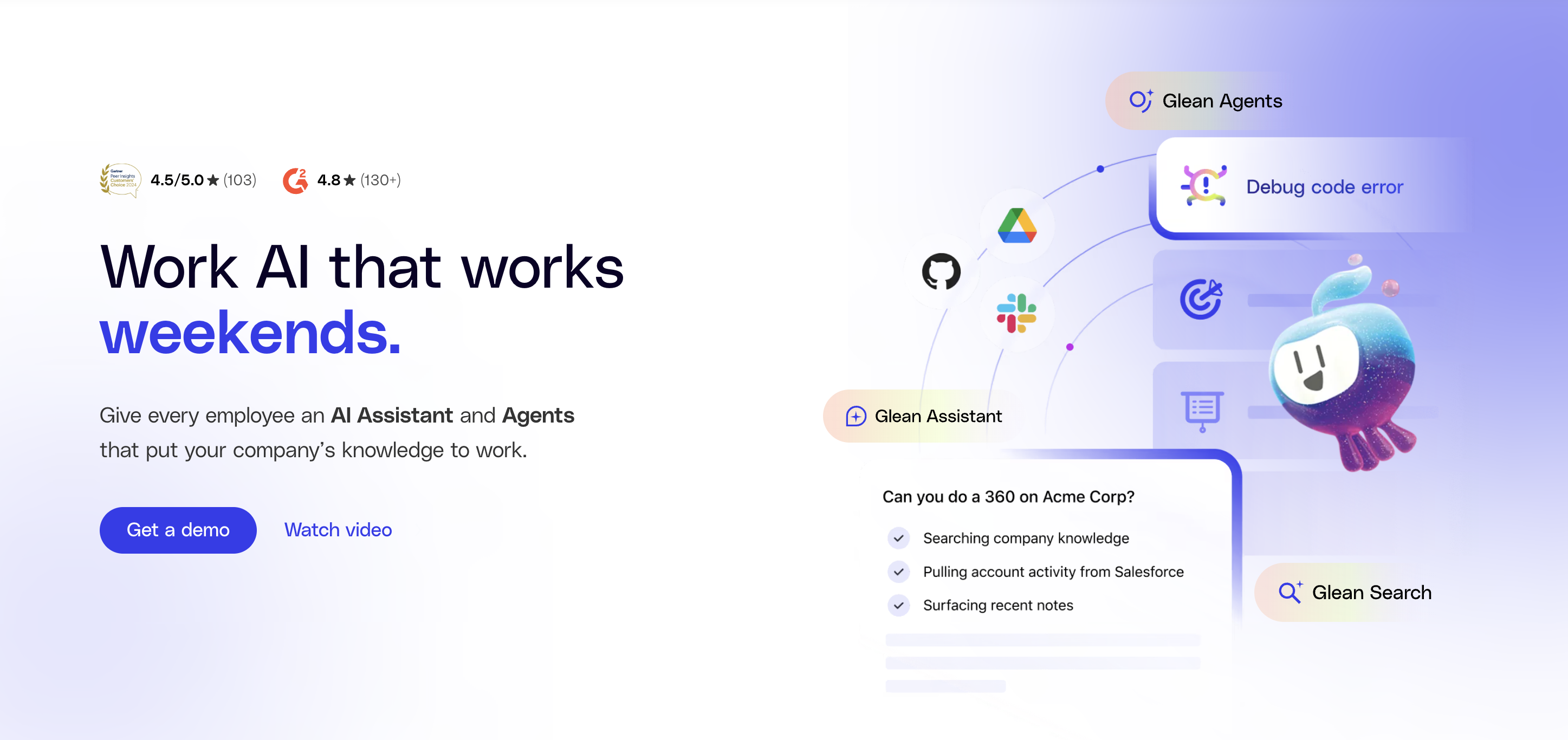 Glean AI Agent Platform
